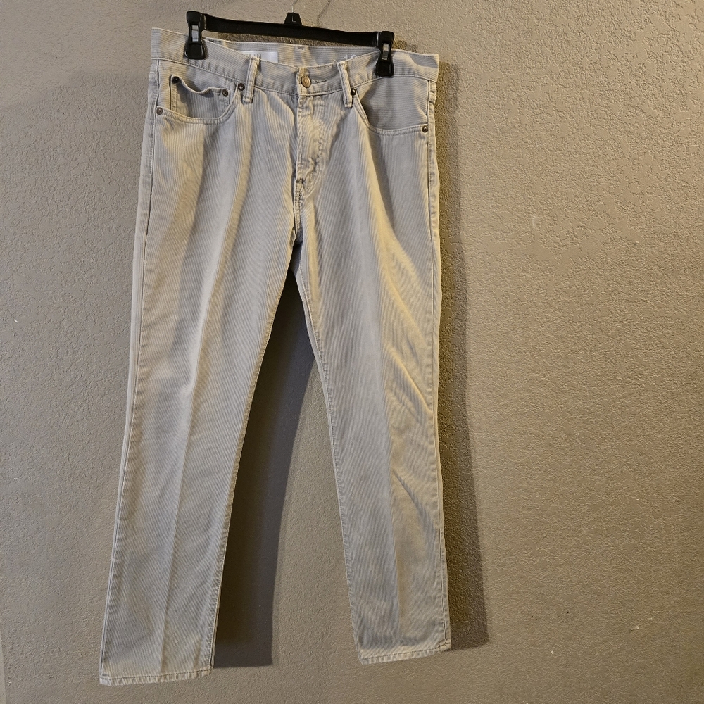 Gap 1969‎ Mens Beige Corduroy Pants Y2K 32x30 100% Cotton